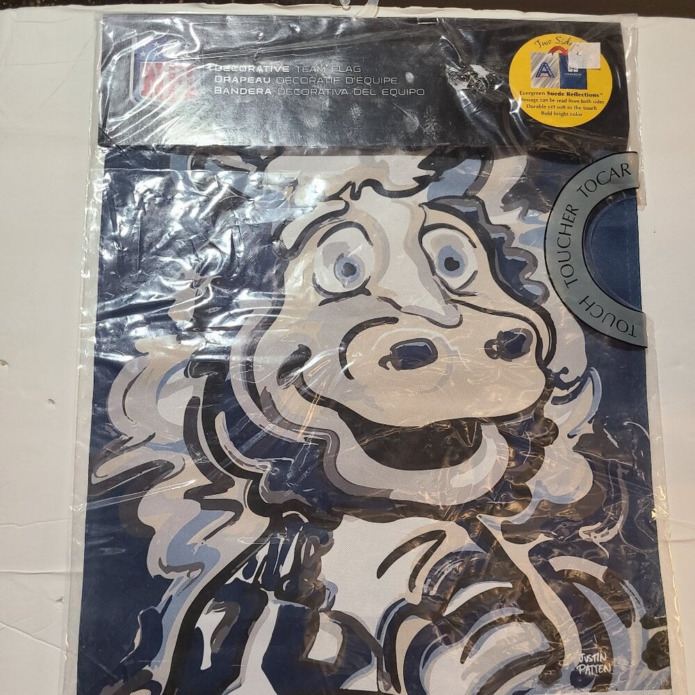 Indianapolis Colts 2 Sided Garden Flag Outdoor Window Banner Yard Banner 12 x18